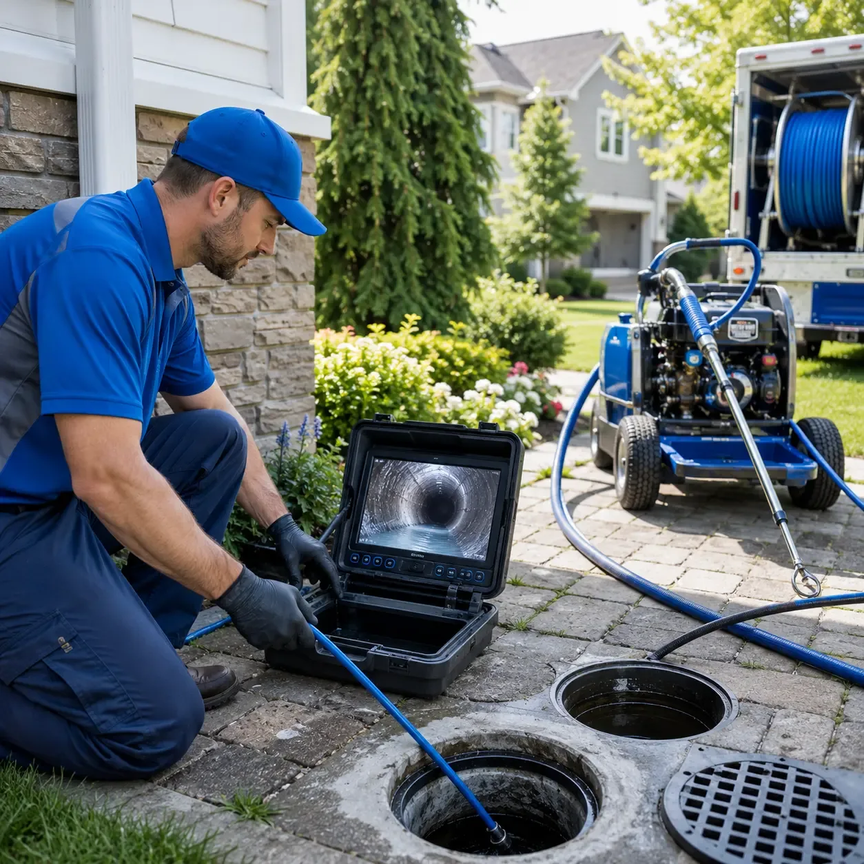 Outdoor drain cleaning professionals serving Ovid, MI