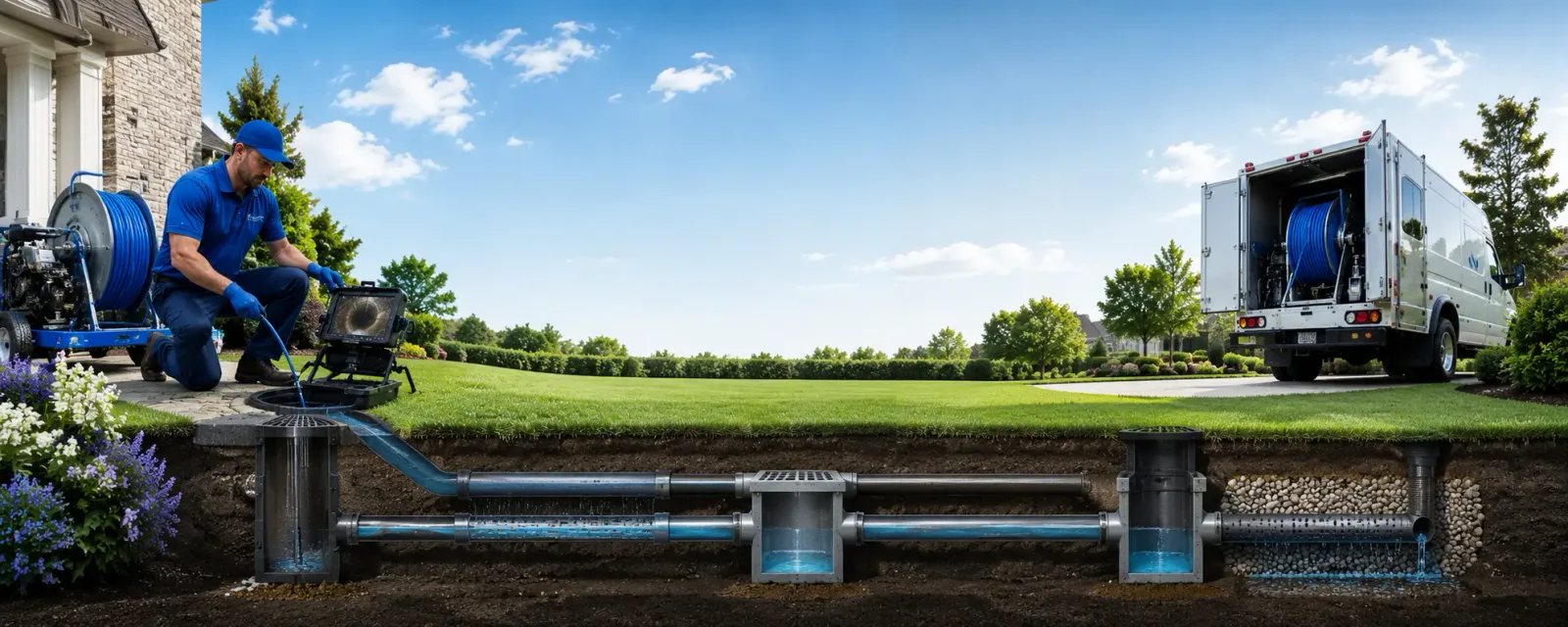 Outdoor drain cleaning information for Ovid, MI